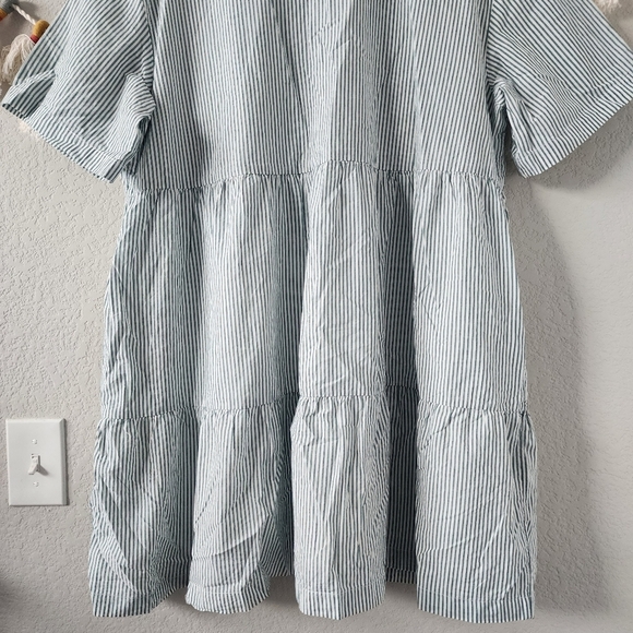 Striped Button-Down Dress - Picture 10 of 12